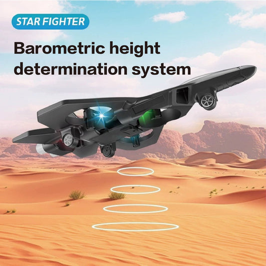 S1 RC Fighter Plane Drone with LED Lights & 360° Stunt Flying | 2.4GHz Remote Control